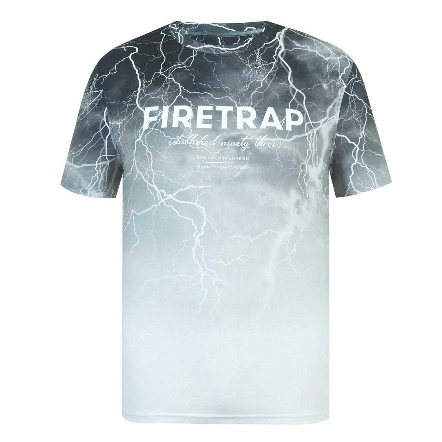 Firetrap Mens Sub All-Over Print T-Shirt