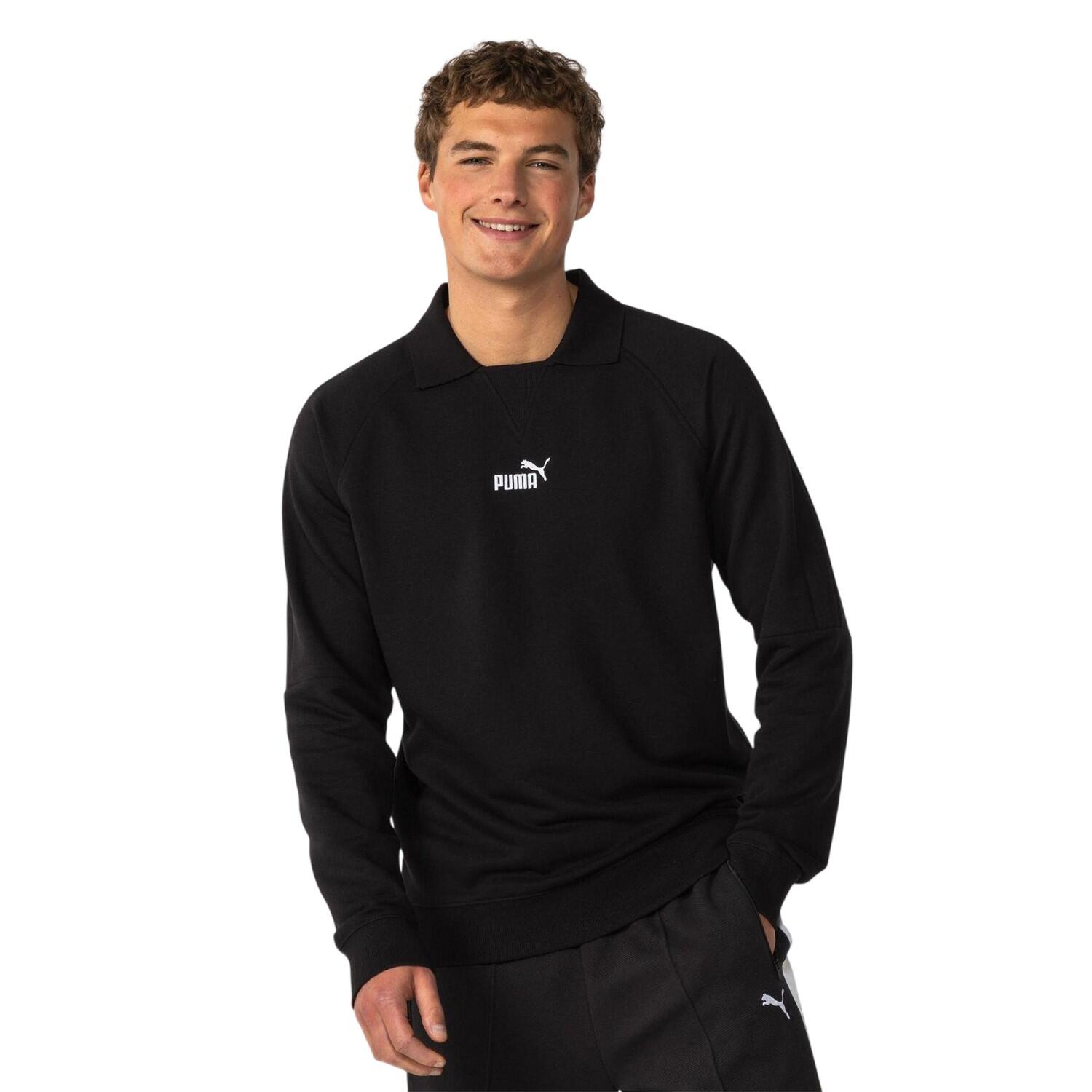 Puma Mens Logo Crew Neck Sweatshirt