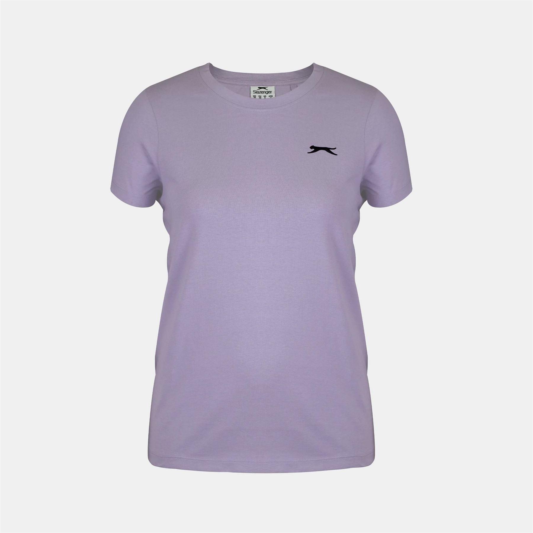 Slazenger Womens/Ladies Plain Crew Neck Fitted T-Shirt