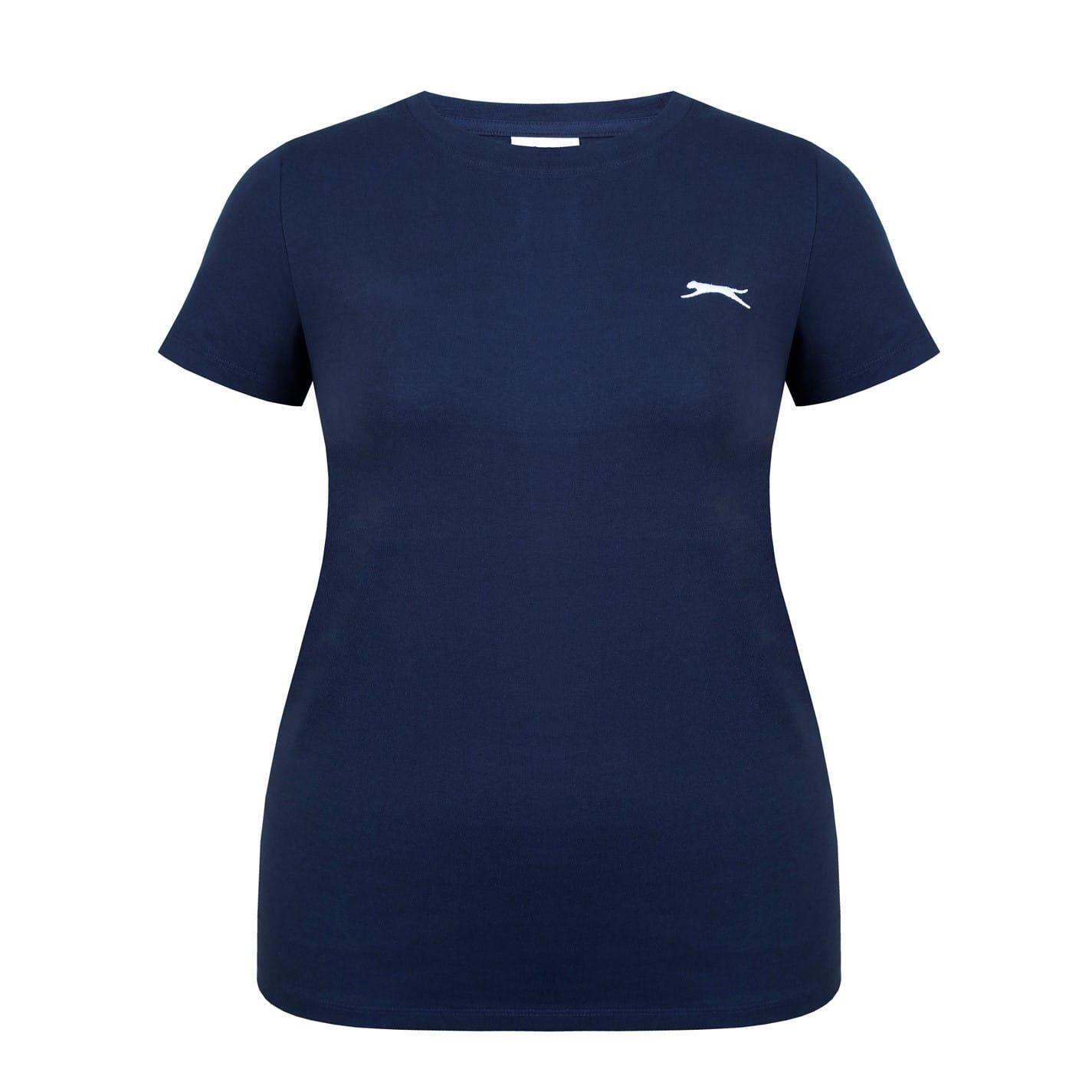 Slazenger Womens/Ladies Plain Crew Neck Fitted T-Shirt
