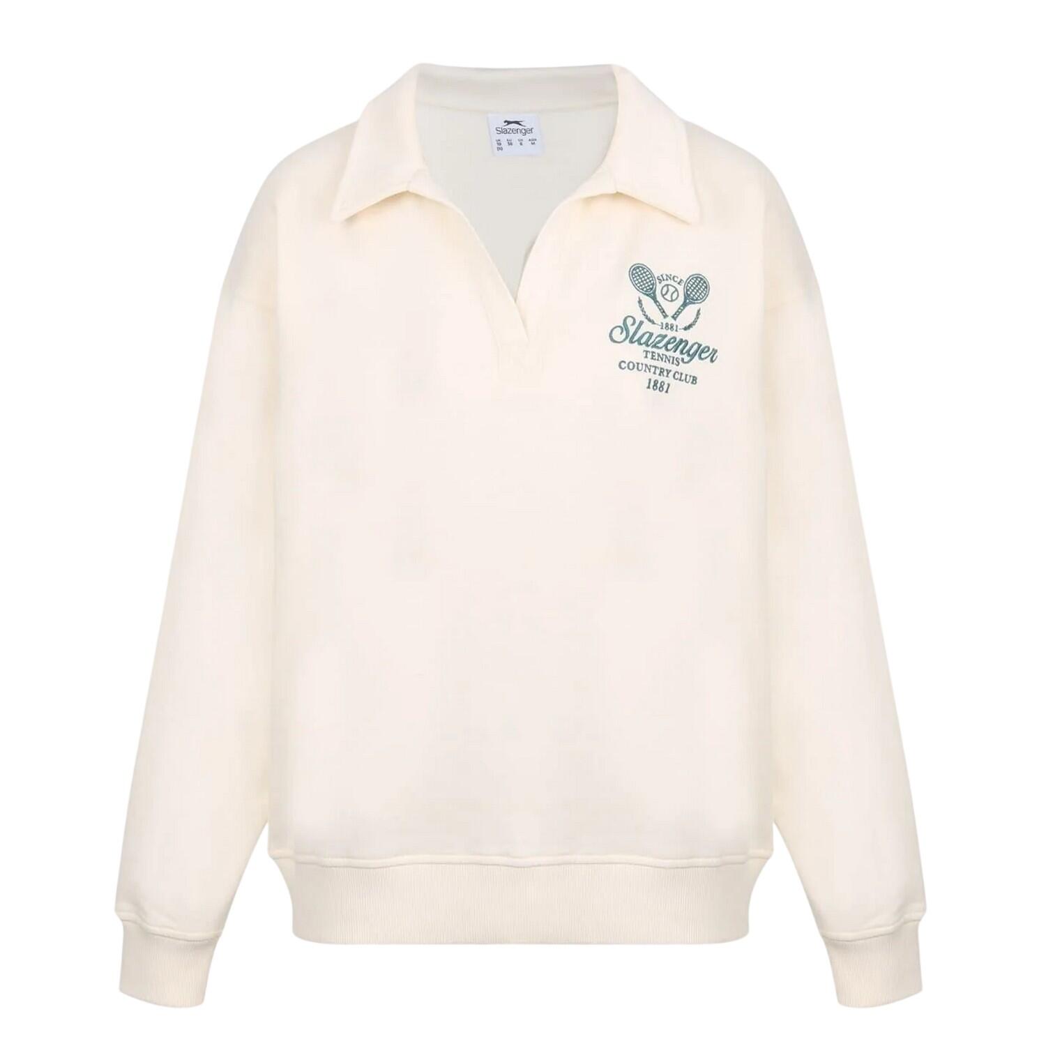 Slazenger Womens/Ladies Country Club Relaxed Fit Tennis Sweatshirt