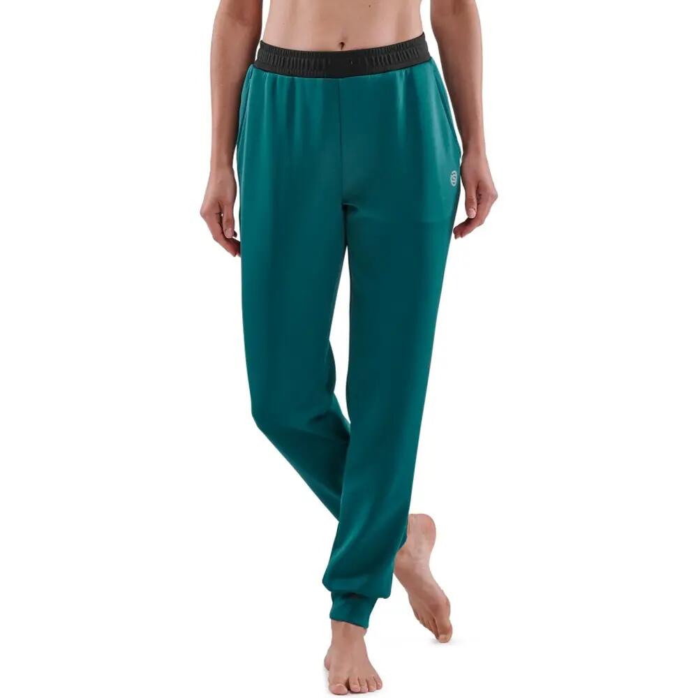 SKINS Series-3 Women's Warm Up Pants Teal Comfortable Fit S
