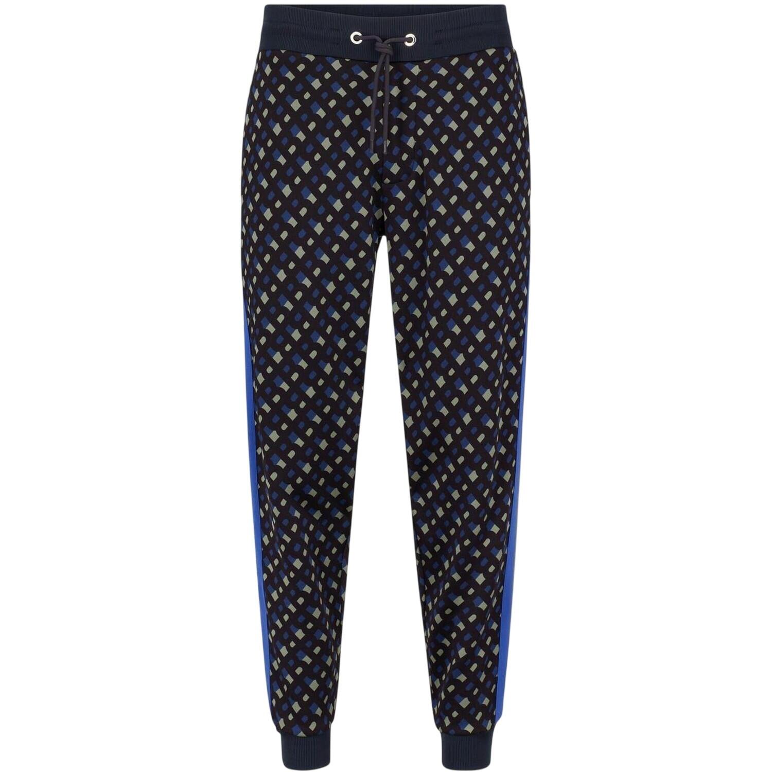 Boss Mens Lamont Geometric Pattern Slim Joggers