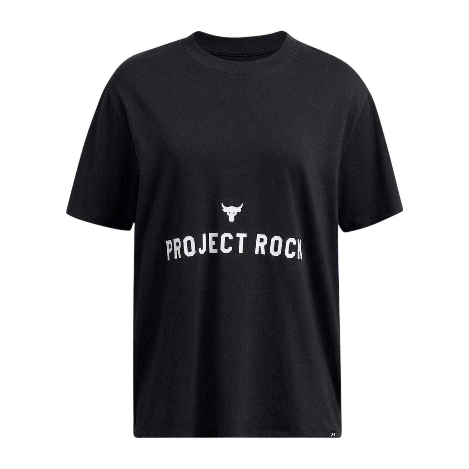 Under Armour Womens/Ladies Project Rock Text Loose Fit T-Shirt