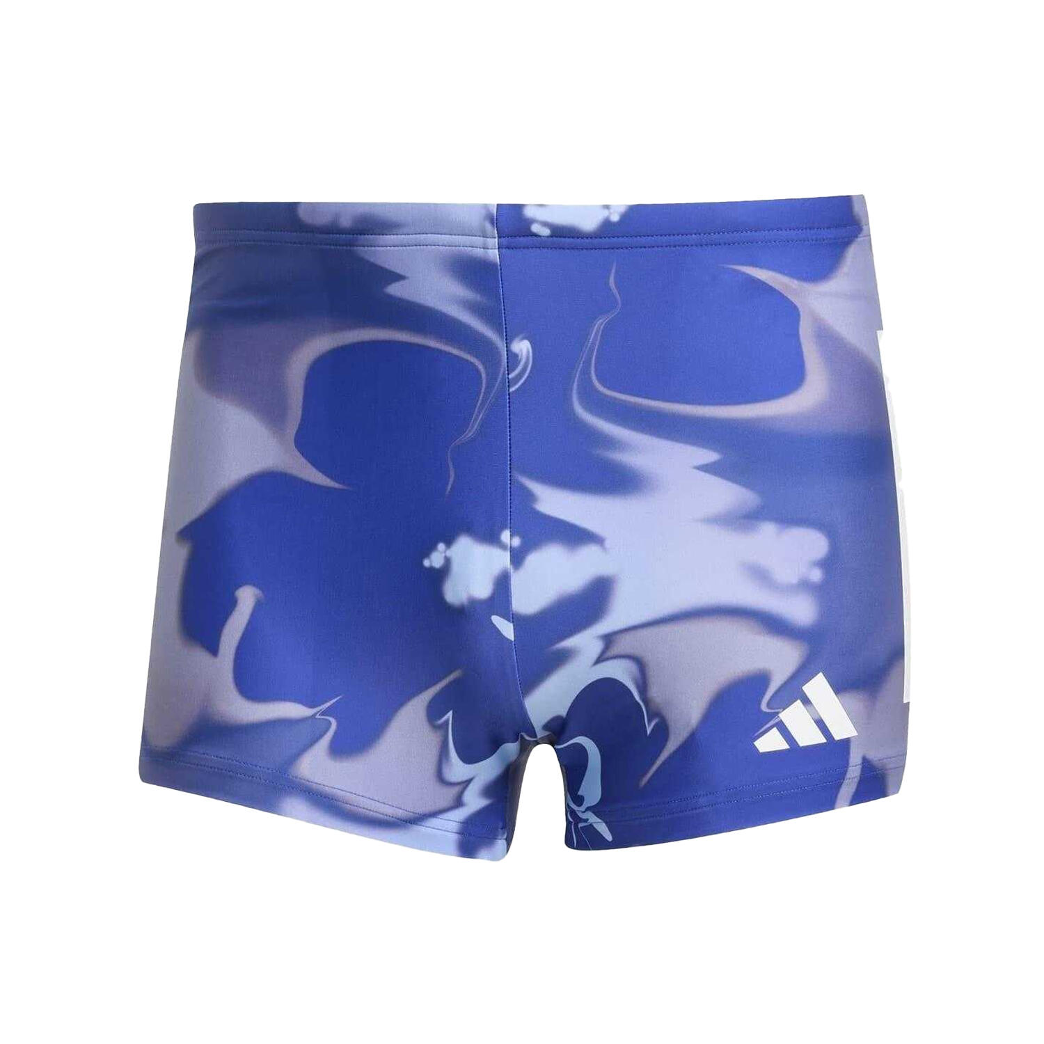 Adidas Mens Graphic Print Snug Fit Swimming Trunks