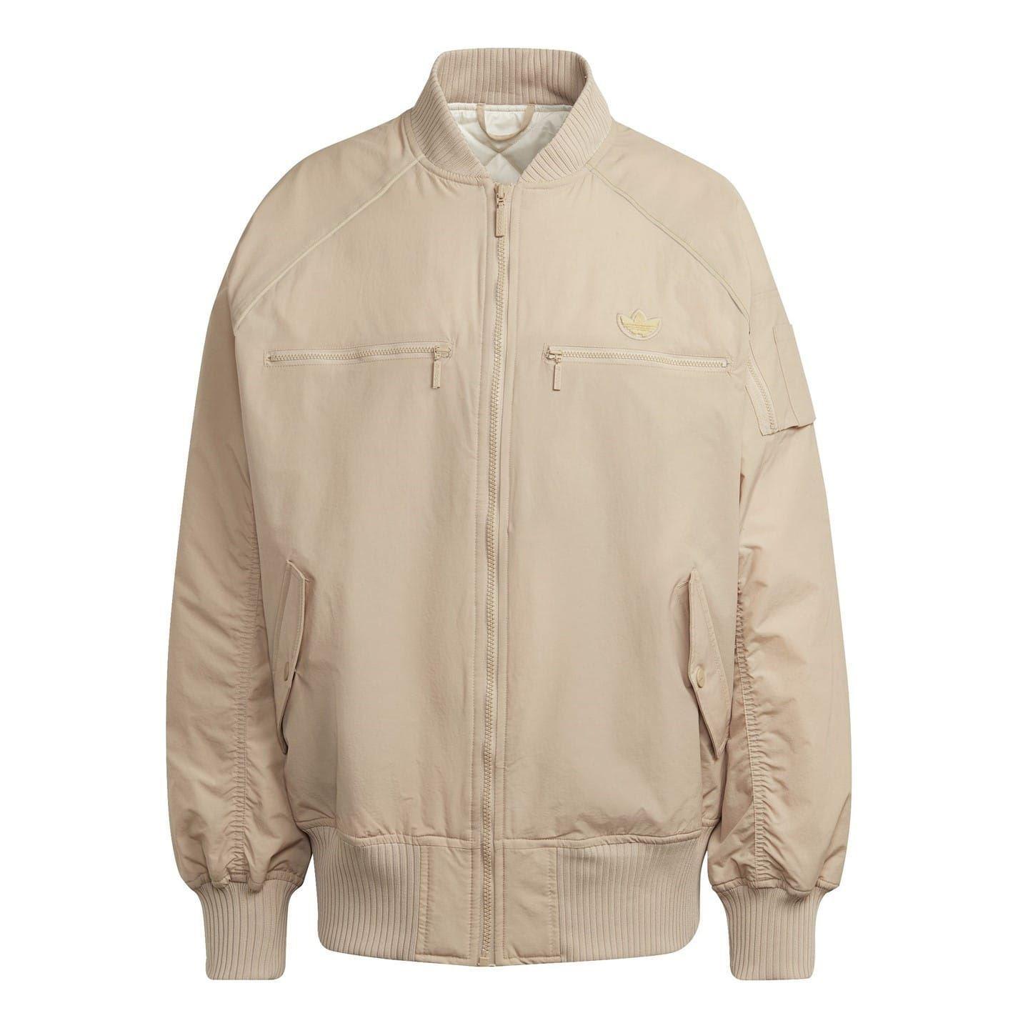 Adidas Womens/Ladies Funnel Neck Short Bomber Jacket