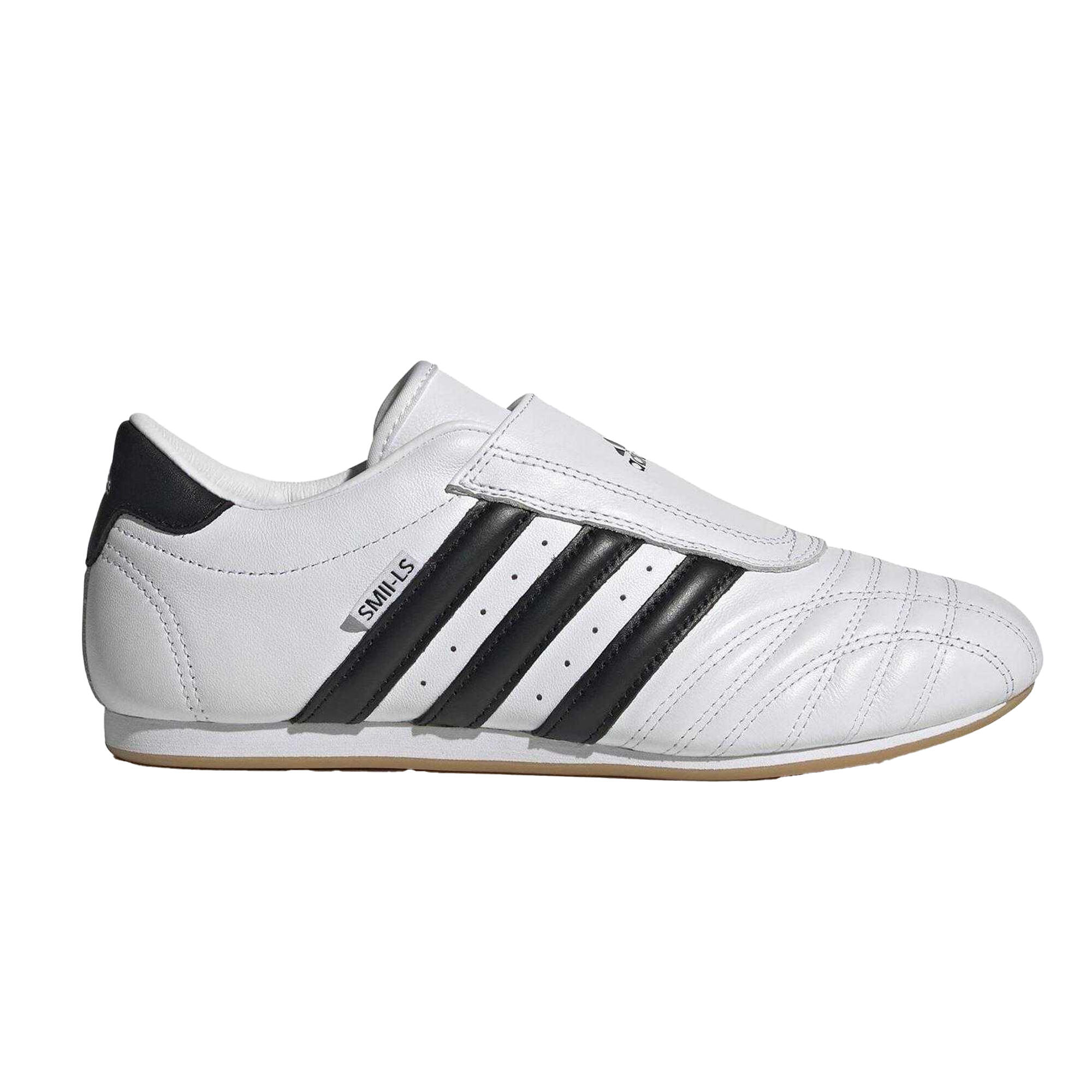 Adidas Womens/Ladies 3 Stripes Leather Flat Trainers