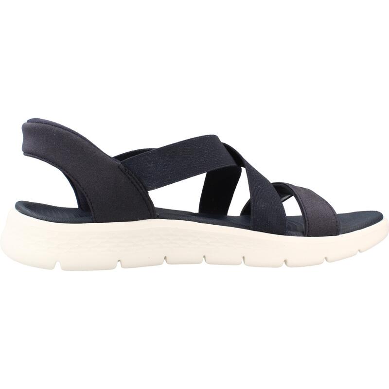 Sandale femei Skechers Go Walk Flex Sandal - Glimmer, Albastru