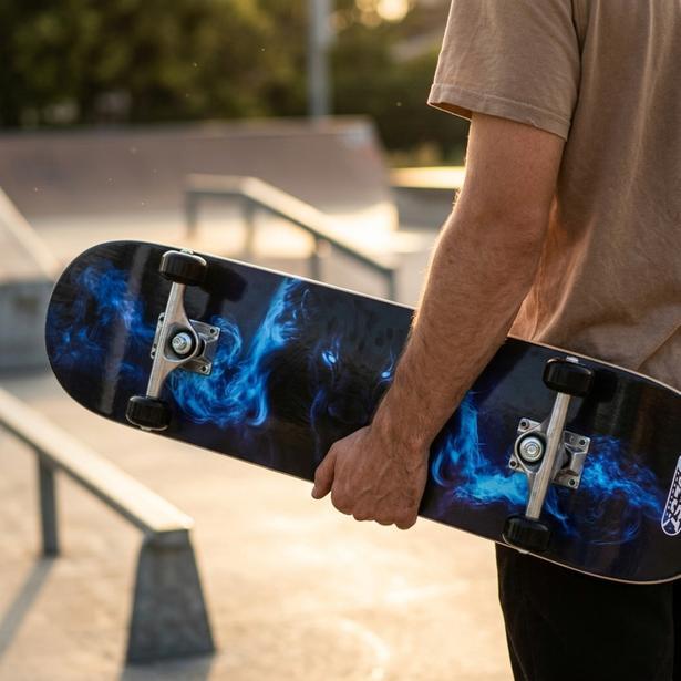 Best Sproting Lion Skateboard aus Holz 5/5