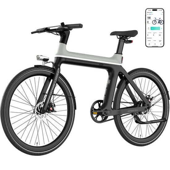 Vélo Ville Électrique 700C GPS 4G & Courroie EBIKE-X