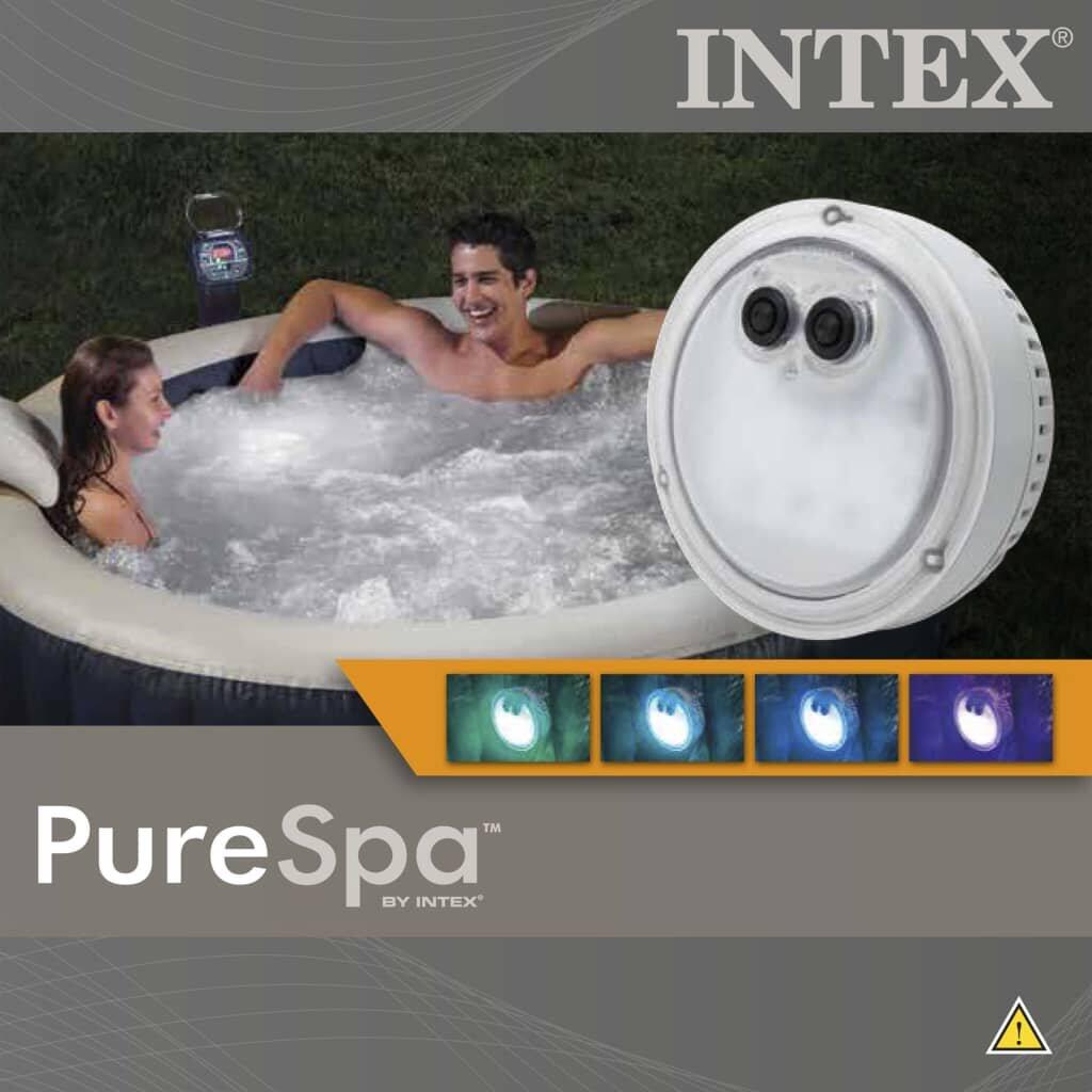Vícebarevné LED světlo do bublinkové vířivky INTEX 28503 3/5
