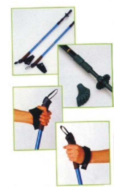 Trekové hole Sedco NORDIC WALKING ALU7075 černé vel. 65-140 cm 3/5