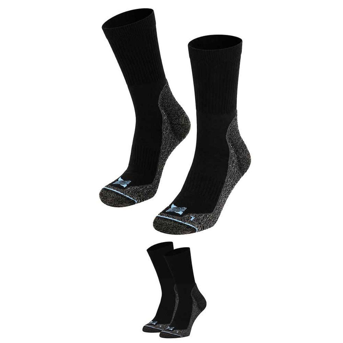 Werkensokken Heren Cool - 6 paar - Multi Zwart 3/6