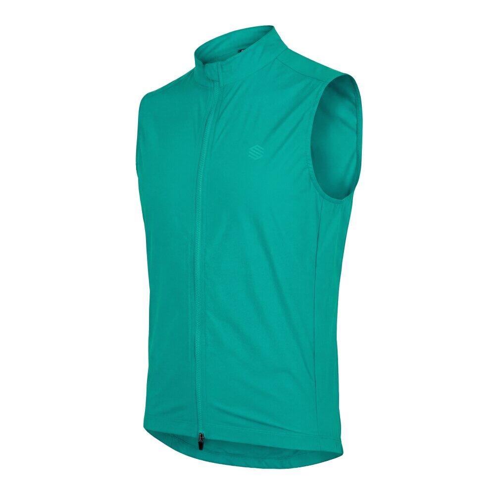 Men 's ultralightweight windproof cycling vest V2 Breeze Green Green 6/7