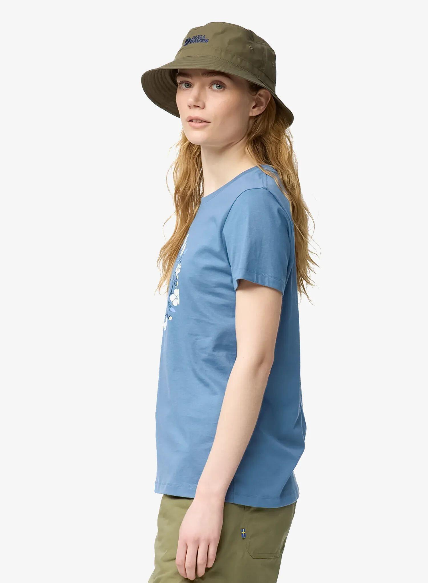 Koszulka bawełniana damska Fjallraven Fjallblomster Fox T-shirt 4/5