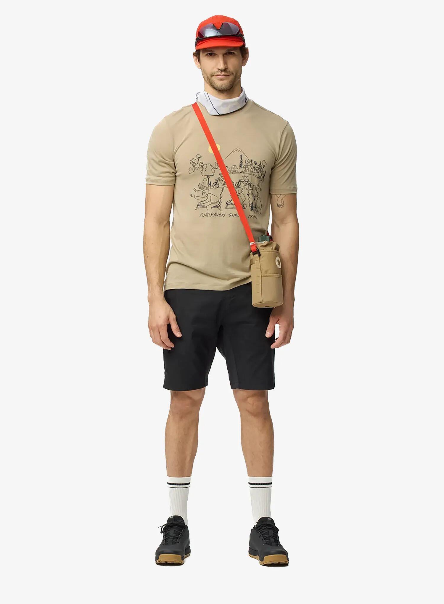 Koszulka rowerowa Fjallraven Hoja Lugnt Wool T-shirt 5/7