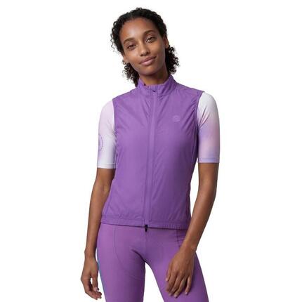 Dames ultralichte winddichte fietsvest V2-W Breeze Purple Paars