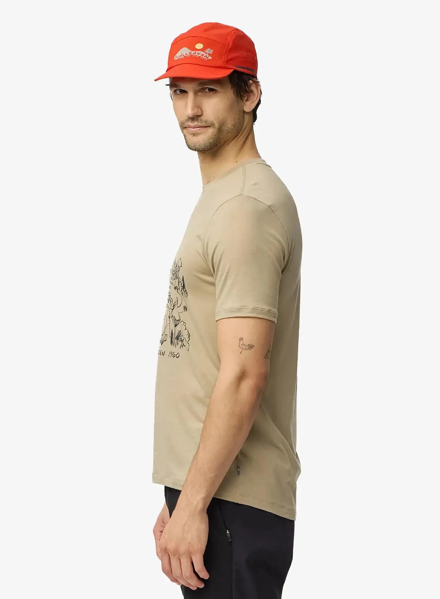Koszulka rowerowa Fjallraven Hoja Lugnt Wool T-shirt 4/7