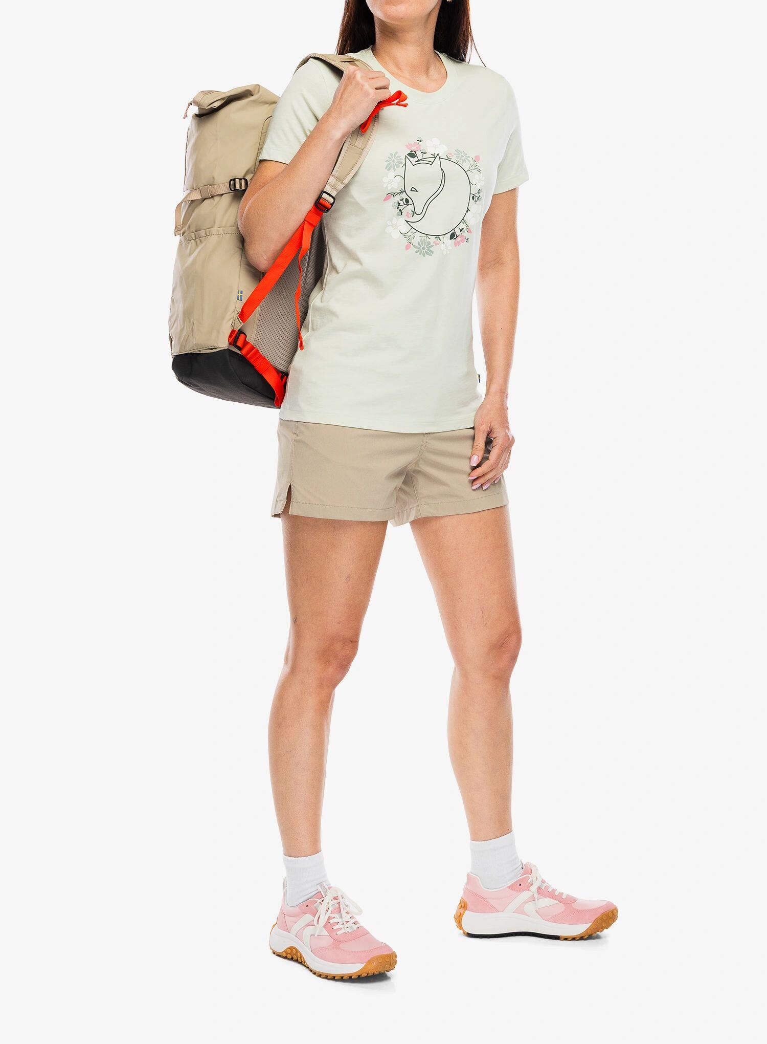 Koszulka z nadrukiem damska Fjallraven Fjallblomster Fox T-shirt 2/7