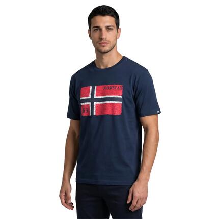 T-shirt a manches courtes pour homme Norvege