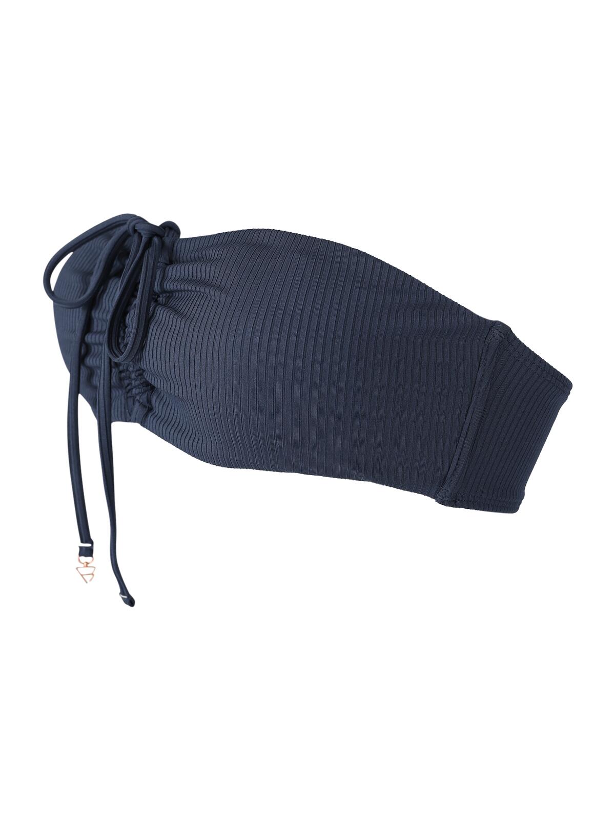 Suus Rib Dames Bikini Top Watersport Removable Filling Indigo Blue 3/6
