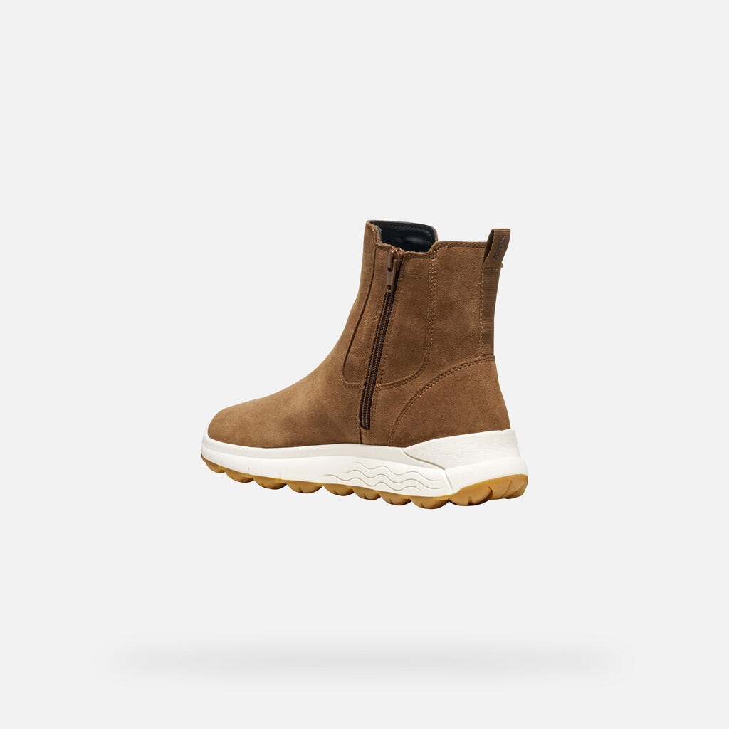 Bottines Femme D SPHERICA 4X4 B ABX Marron 4/7