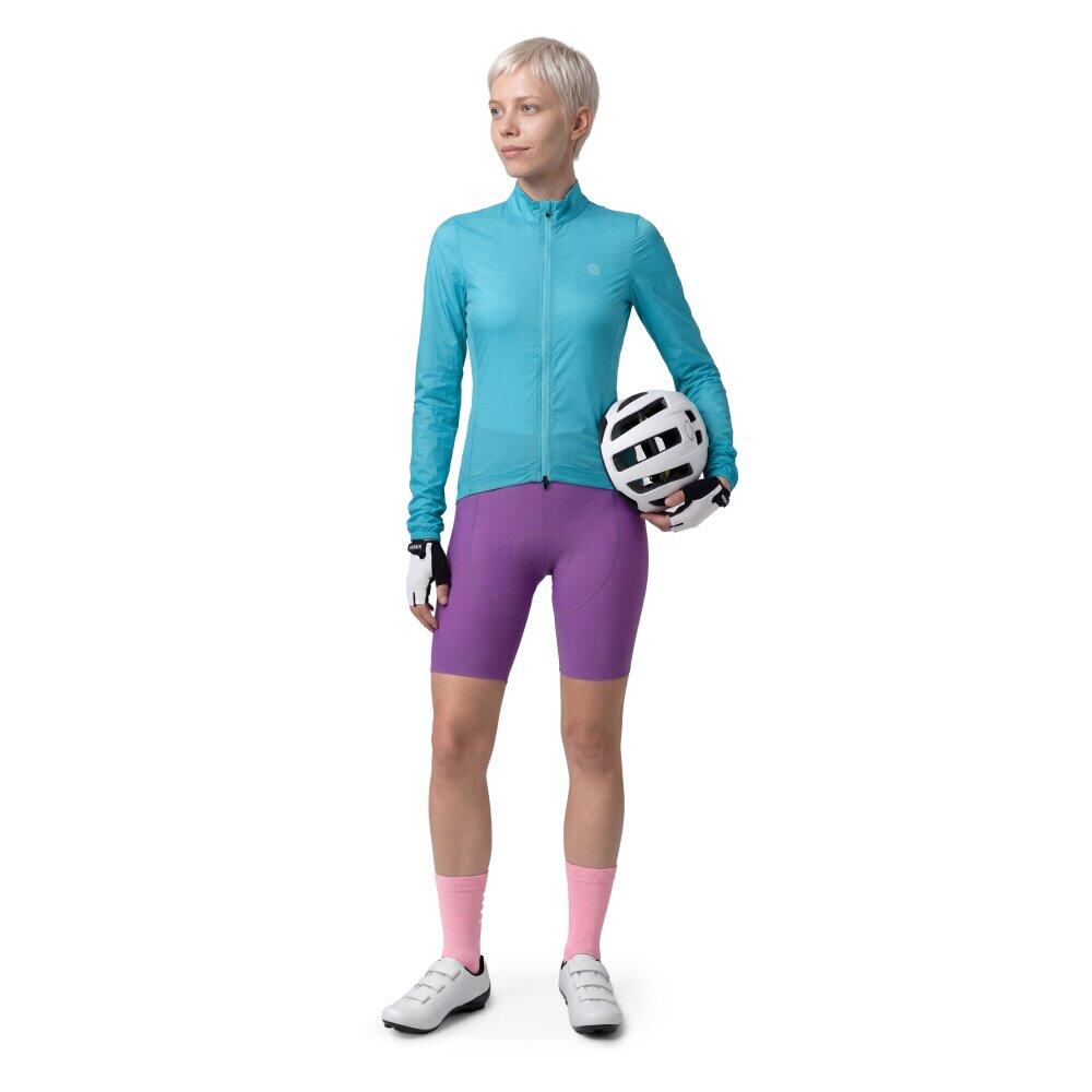 Damen winddichte fahrradjacke J4-W Windbreak Blue Blau 3/7