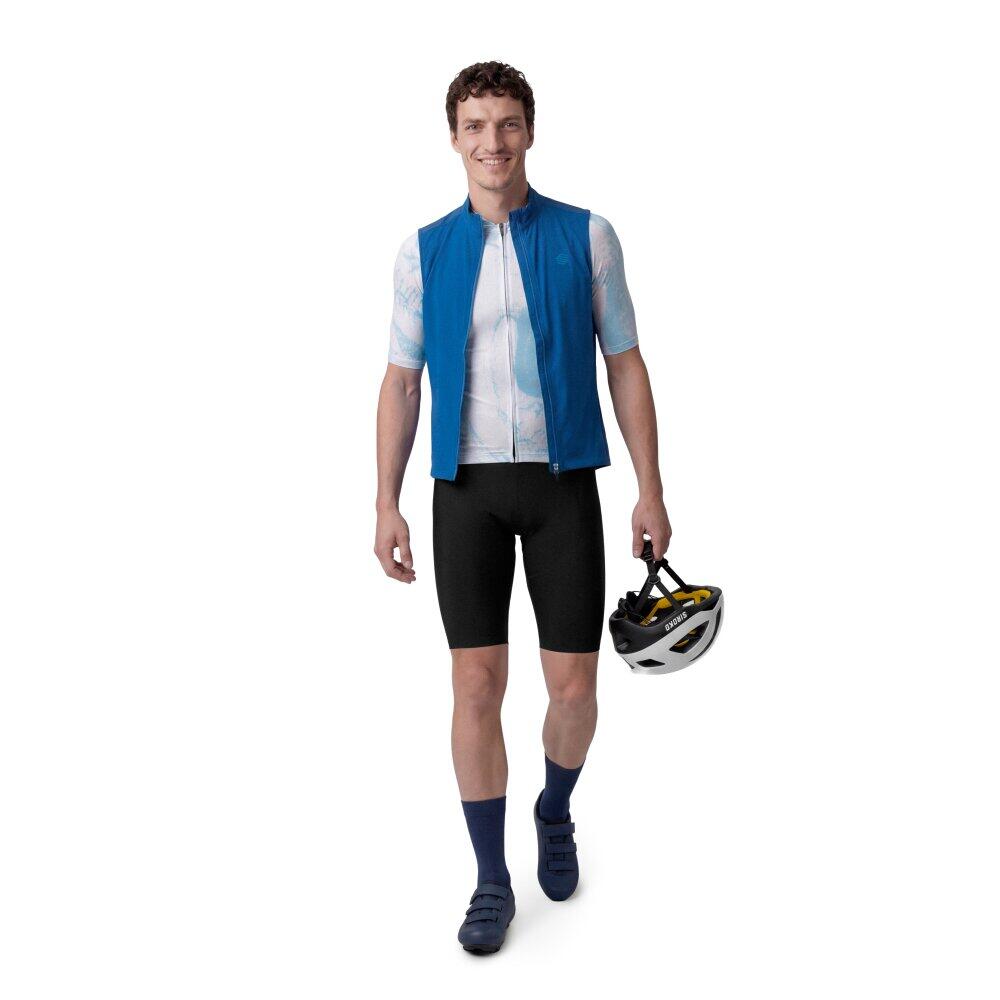 Gilet vélo coupe-vent ultraléger homme V2 Breeze Blue Bleu 3/7