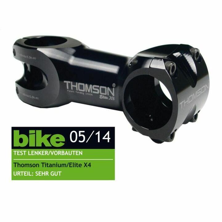 Potence VTT Rockrider 28,6 Mm / 31,8 Mm - Réglable +-45° - Noire