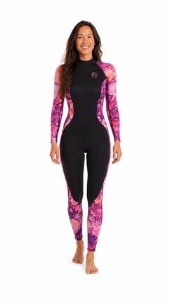 Damen-Neoprenanzug 3/2 mm Fullsuit Sunset