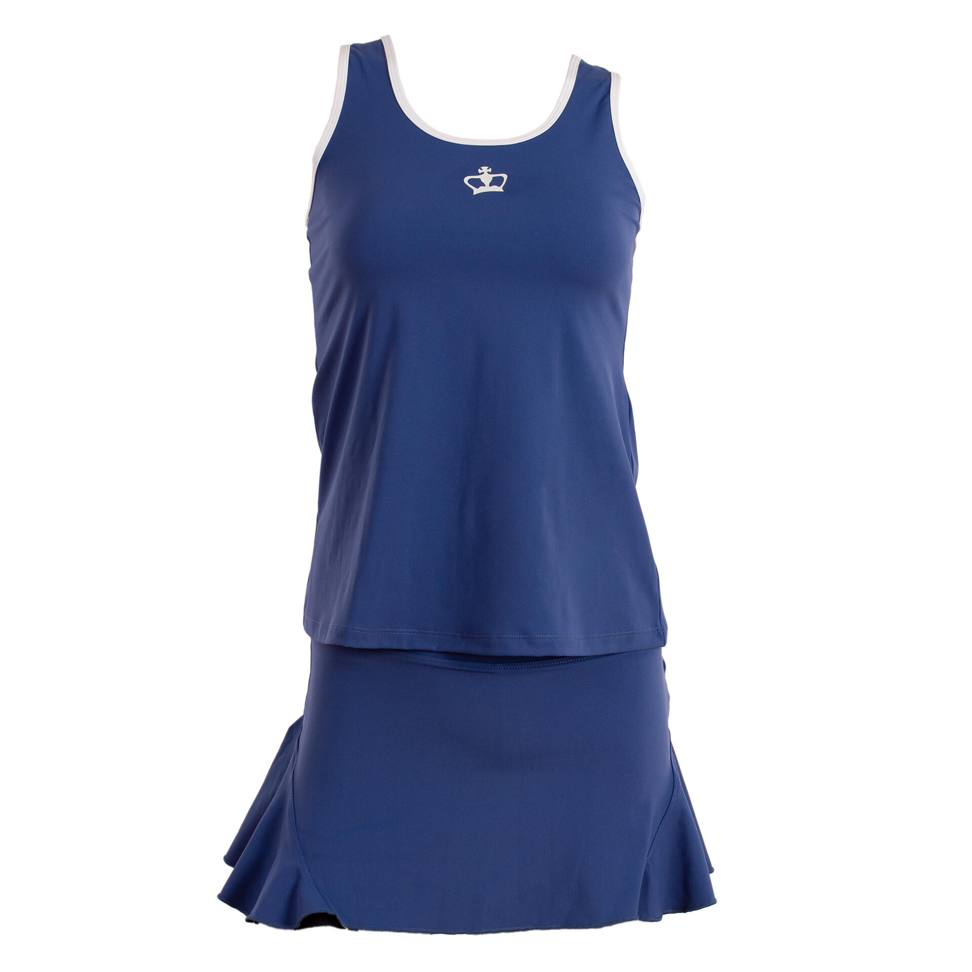 Femme Padel Tennis Jupe Légère Confortable Respirante Naxos Marine 6/7