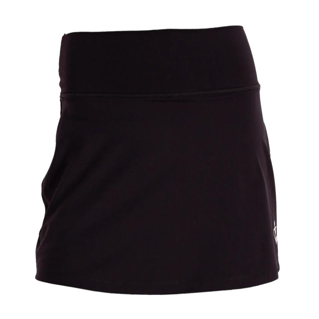 Women's Padel Tennis Lightweight Comfortable Breathable Skirt Naxos Black