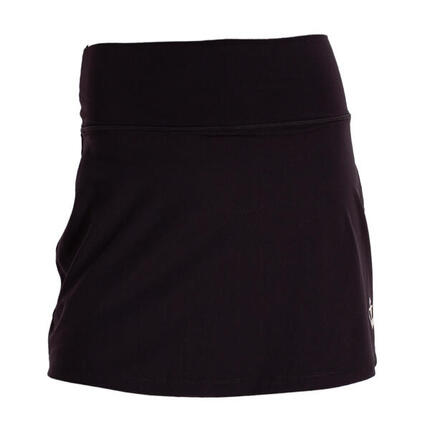 Dames Padel Tennis Rok Licht Comfortabel Ademend Naxos Zwart