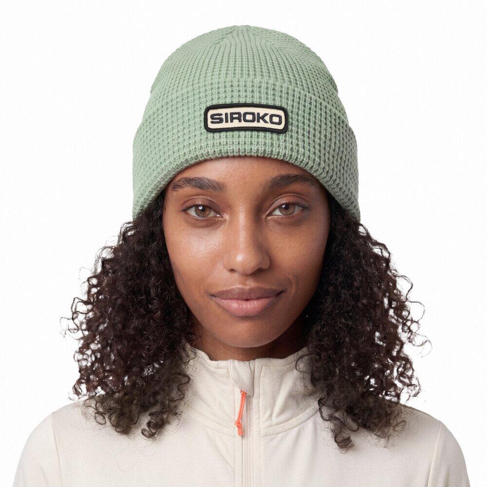 Czapka trekkingowa z dzianiny Siroko Sequoia Green