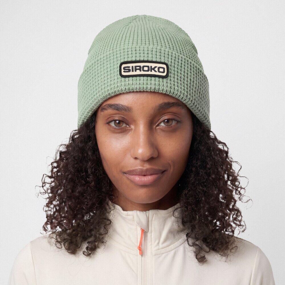 Men & Women waffle-knit hiking beanie Sequoia Green Green 5/6