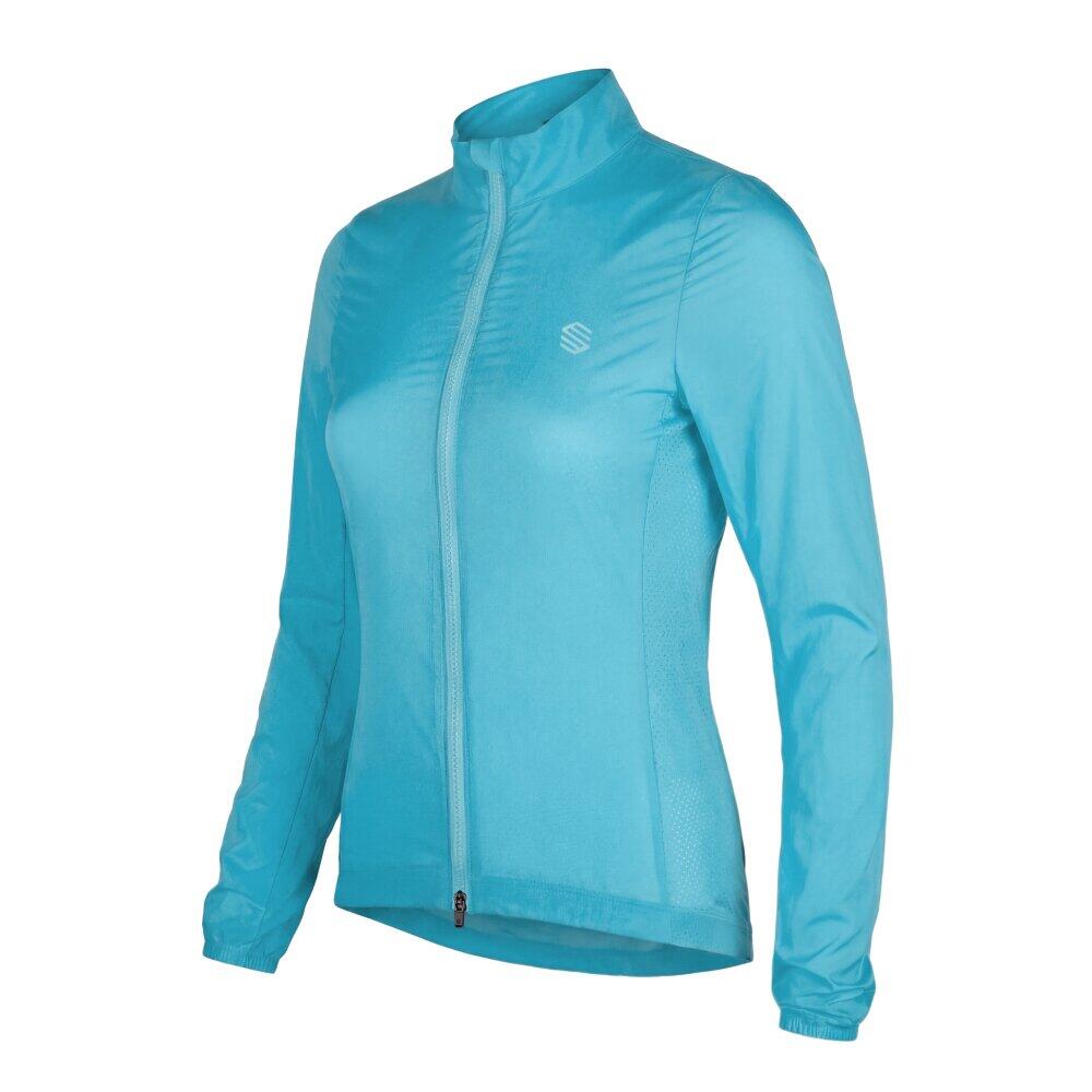 Veste vélo coupe-vent ultralégère femme J4-W Windbreak Blue Bleu 6/7