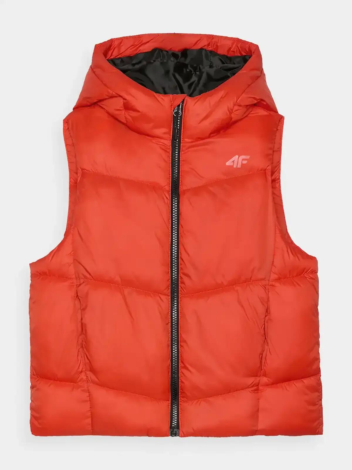 Gilet smanicato 4F 4FJWAW24TVJAM134-70S rosso 6/6