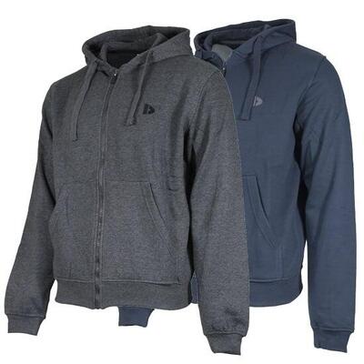 2-pack bruce multisport vest met rits en capuchon voor heren
