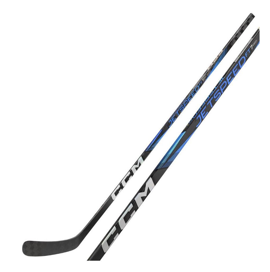 Hokejka CCM JetSpeed ​​​​FT7 PRO JR ve speciální modré barvě 6/6