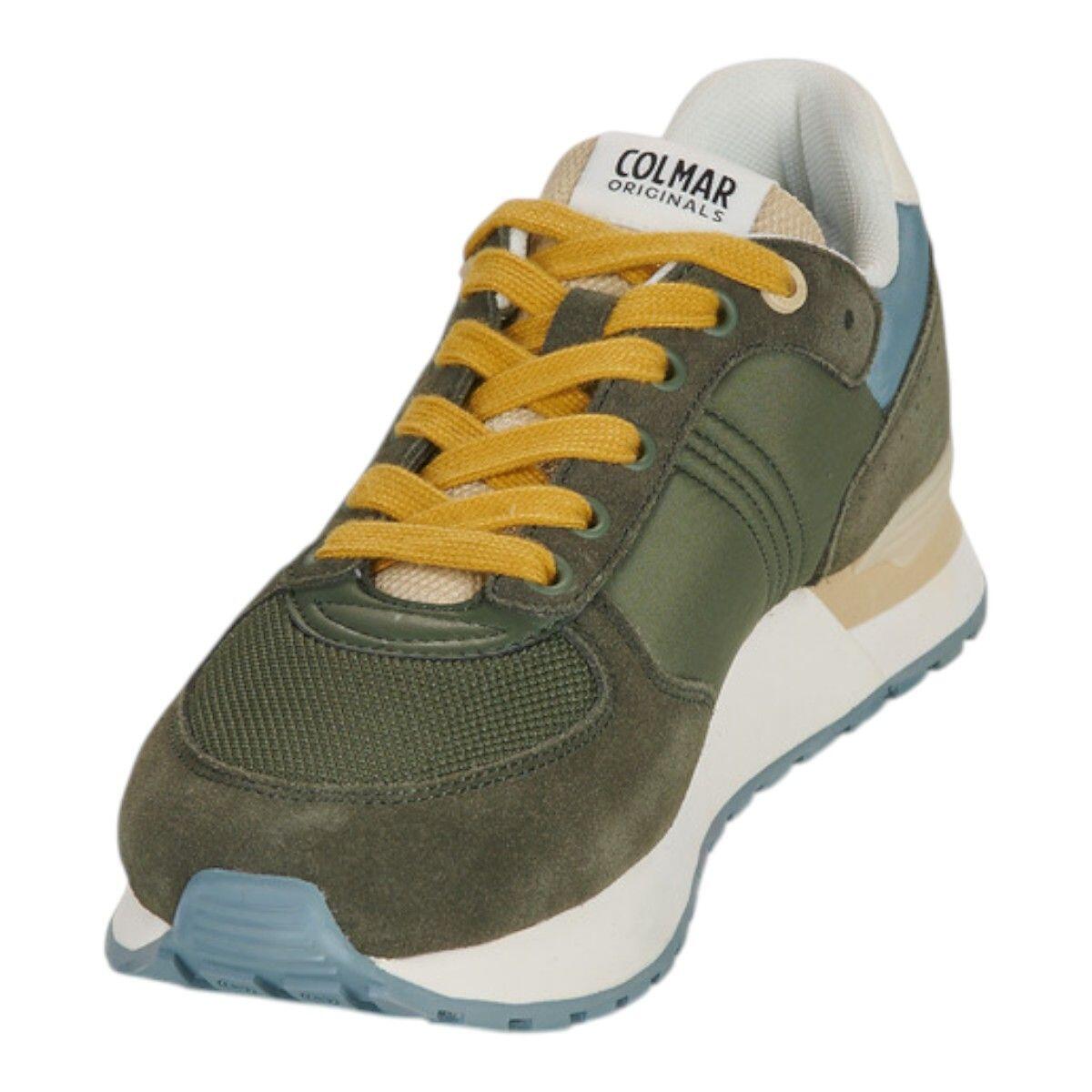 Baskets Femme Baskets Colmar TRAVIS AUTHENTIC Vert Colmar 3/5