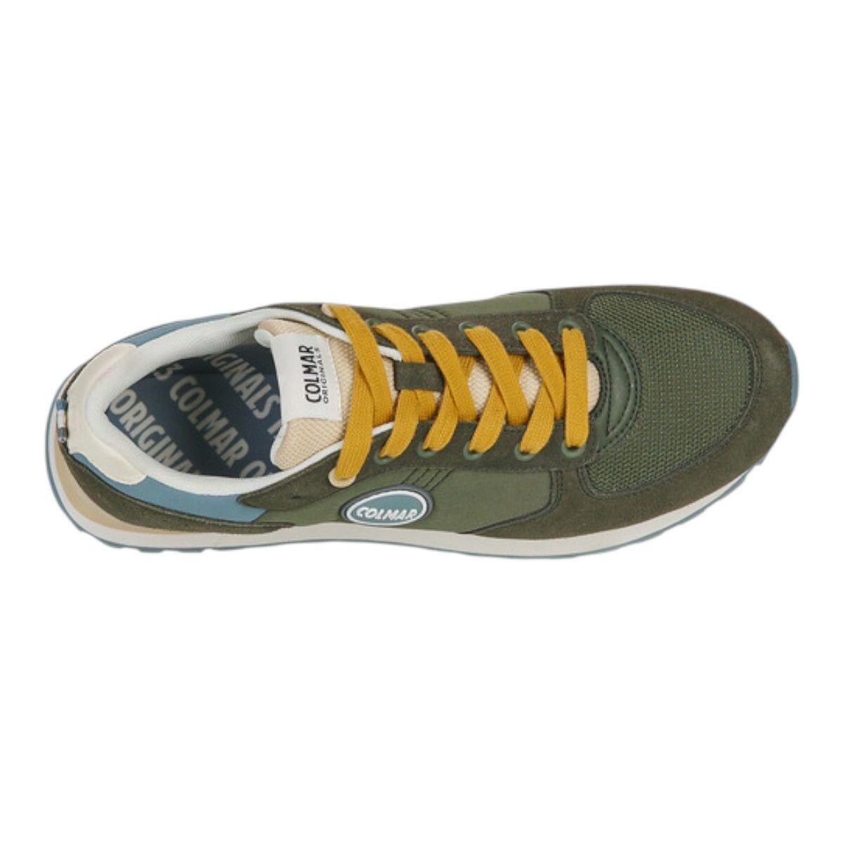 Baskets Femme Baskets Colmar TRAVIS AUTHENTIC Vert Colmar 5/5