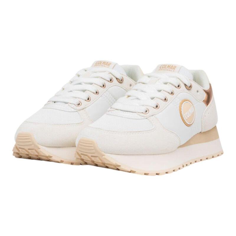 Baskets Femme Baskets Colmar TRAVIS AUTHENTIC Beige Colmar