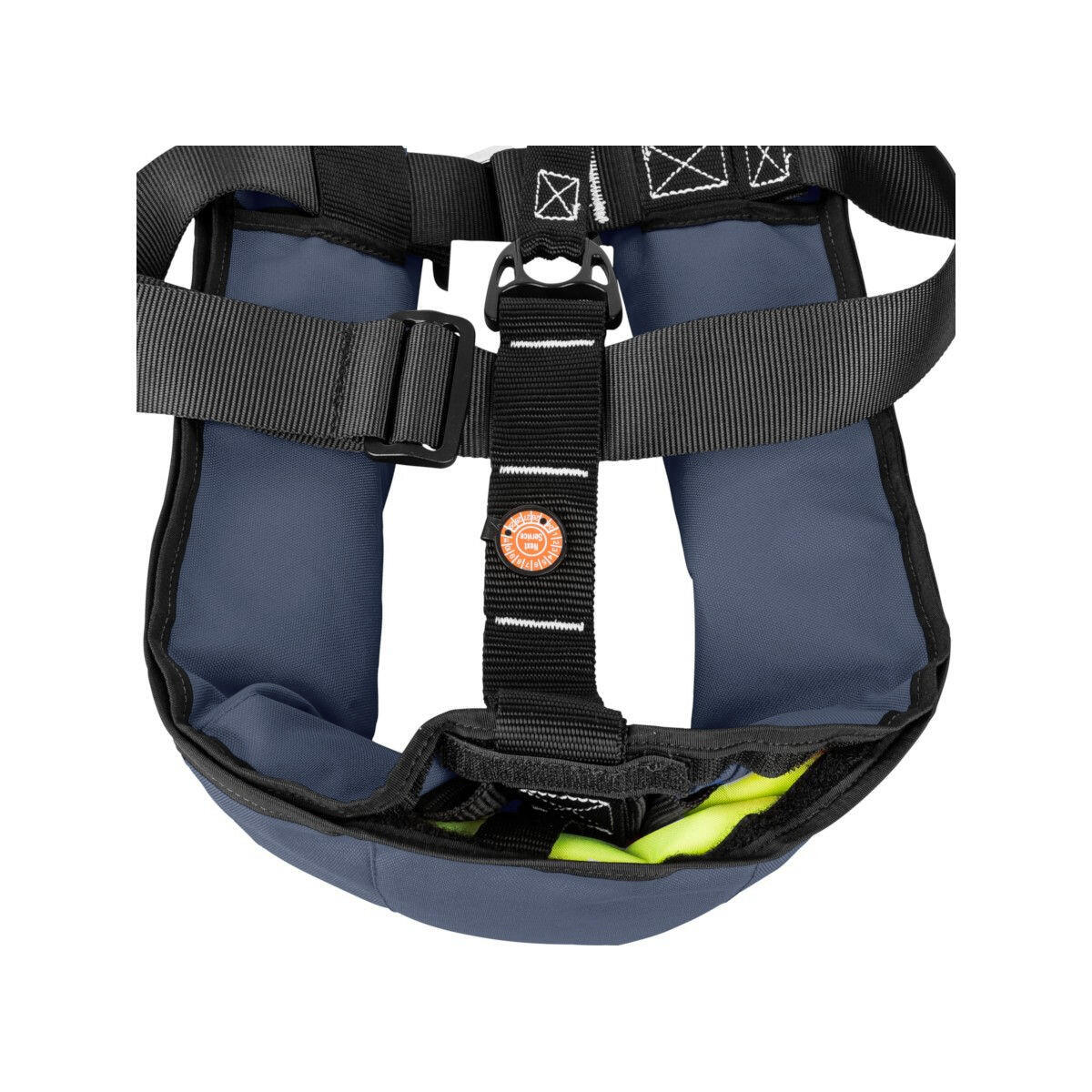 gilet de sauvetage automatique pour enfants 150N ISO avec harnais - bleu marine 4/4