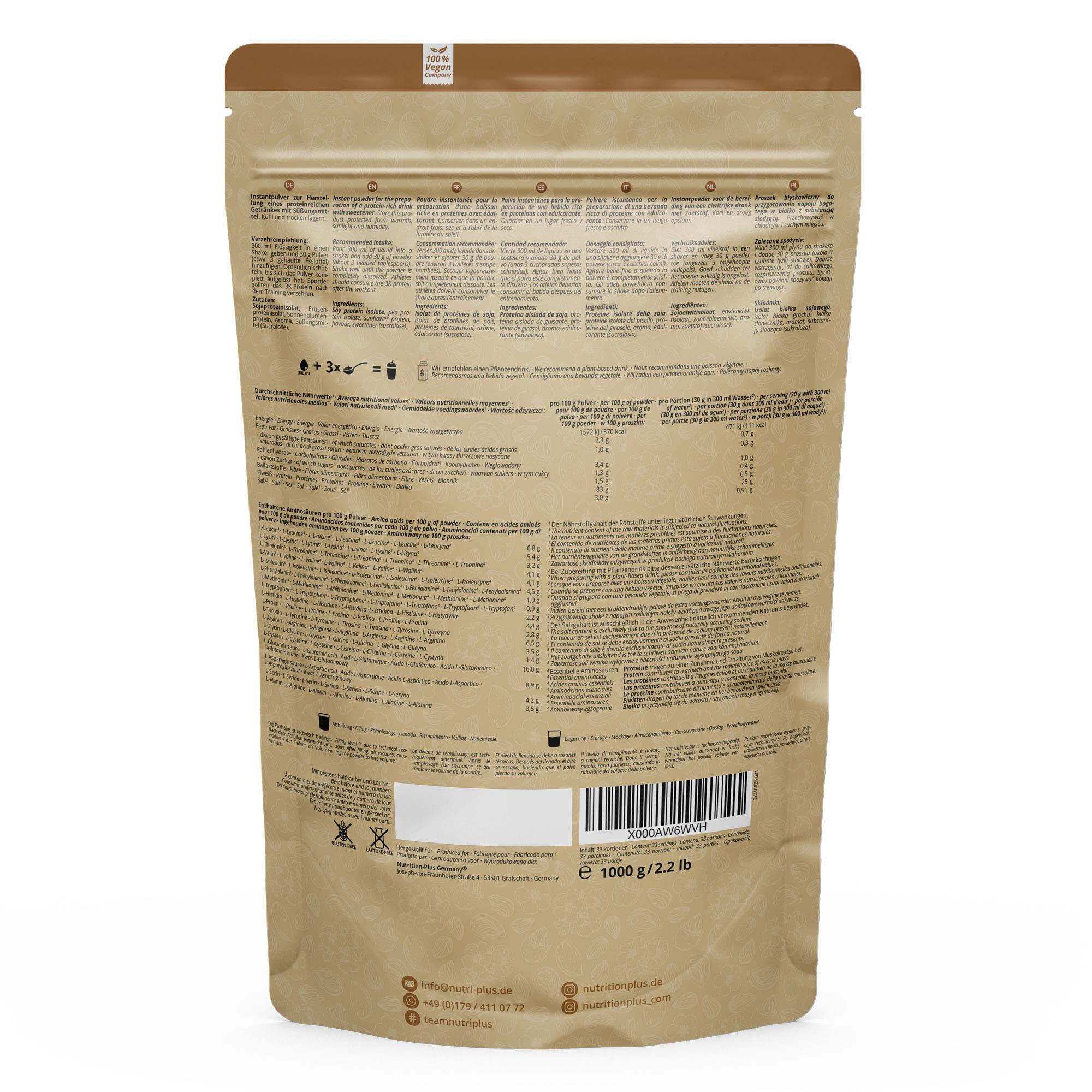 Proteinpulver 3K Marzipan - 1000g 2/5