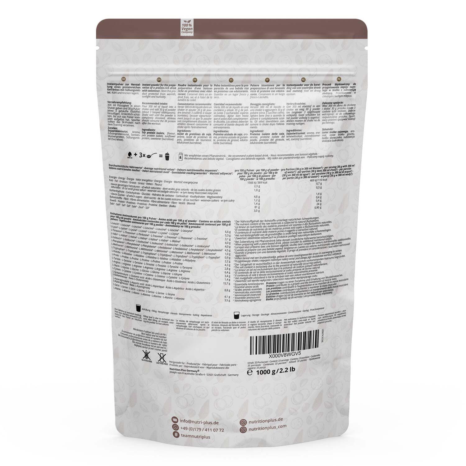 Proteinpulver 3K Coconut-Almond - 1000g 2/5