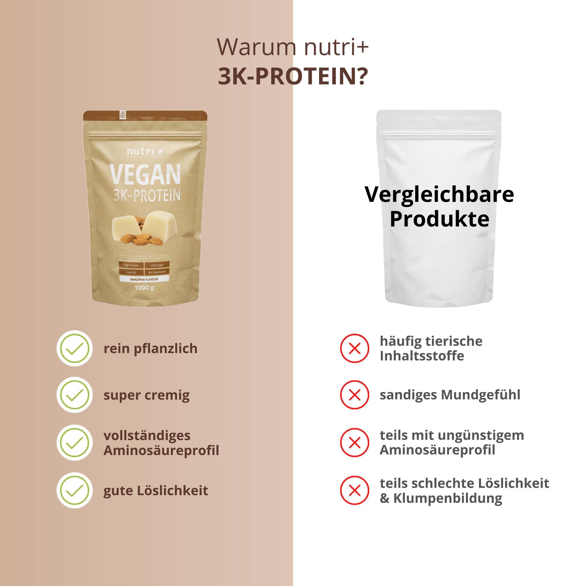 Proteinpulver 3K Marzipan - 1000g 5/5