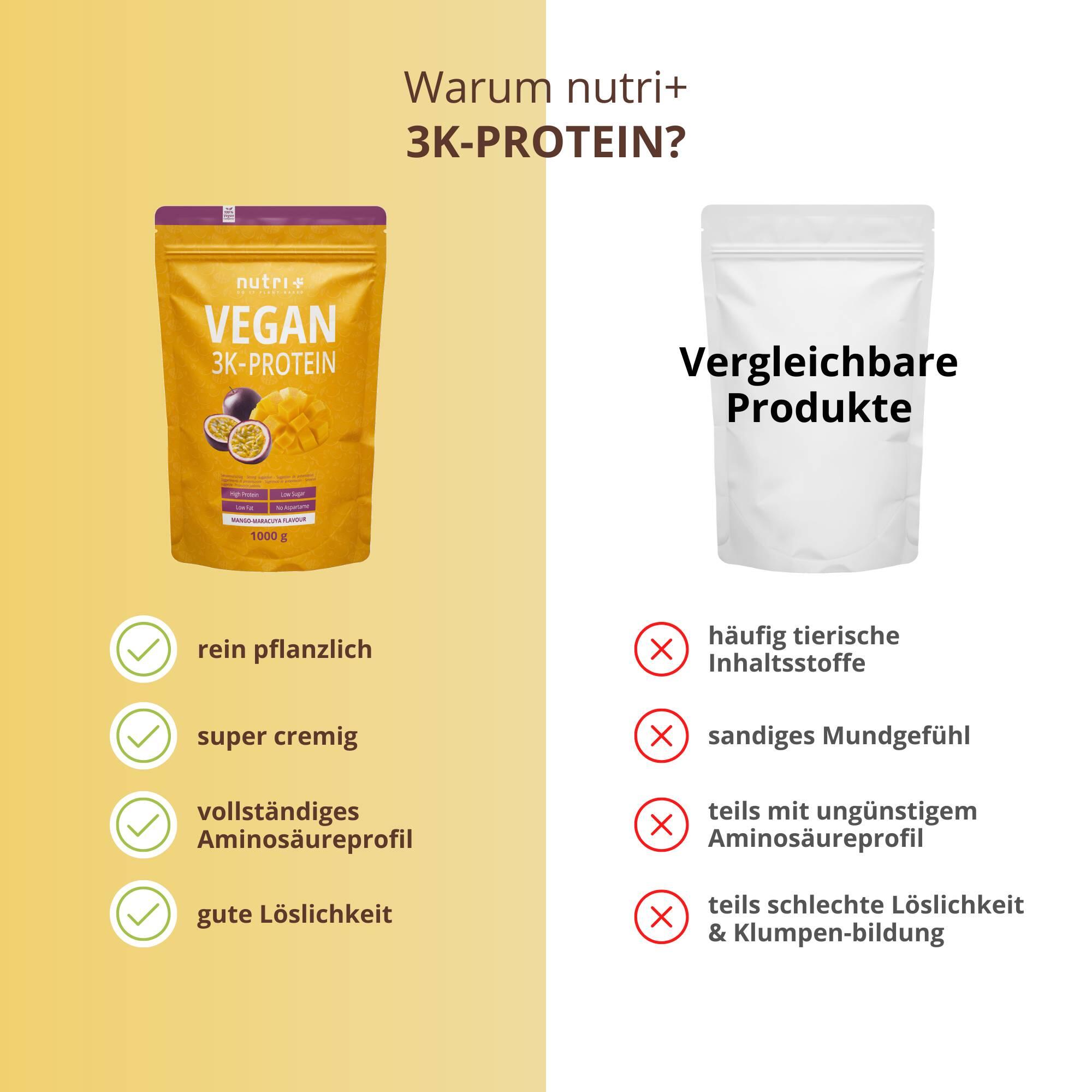 Proteinpulver 3K Mango-Maracuya - 1000g 5/5
