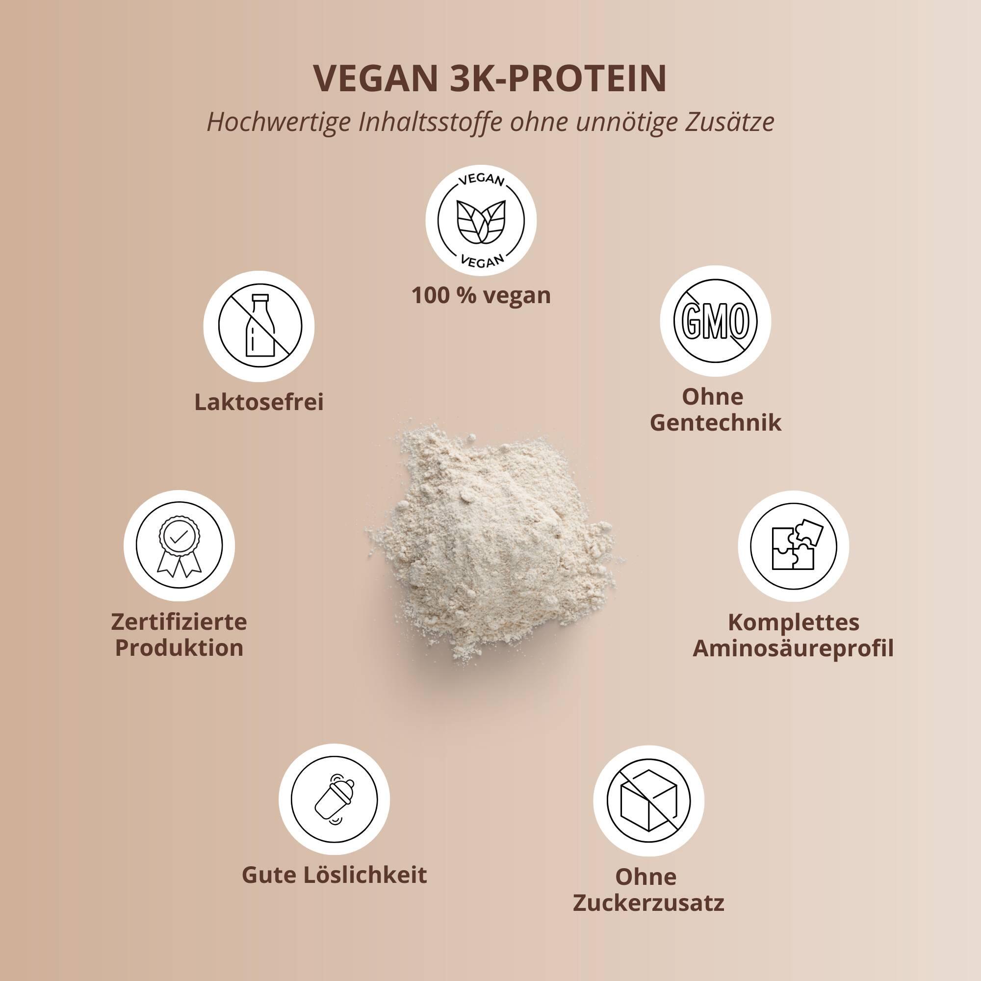 Proteinpulver 3K Marzipan - 1000g 4/5