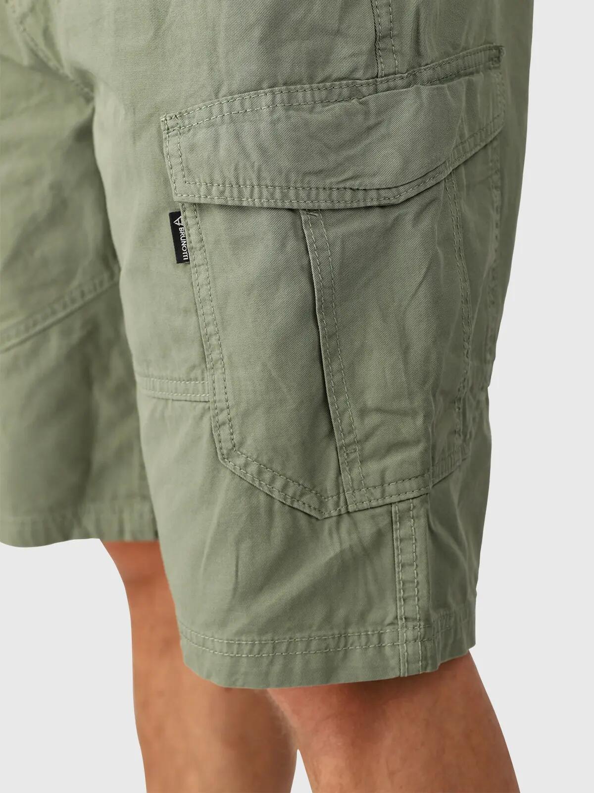 Caldo-N Heren Walkshorts Hiking Men's Shorts Summer Basic Vintage Green 4/4