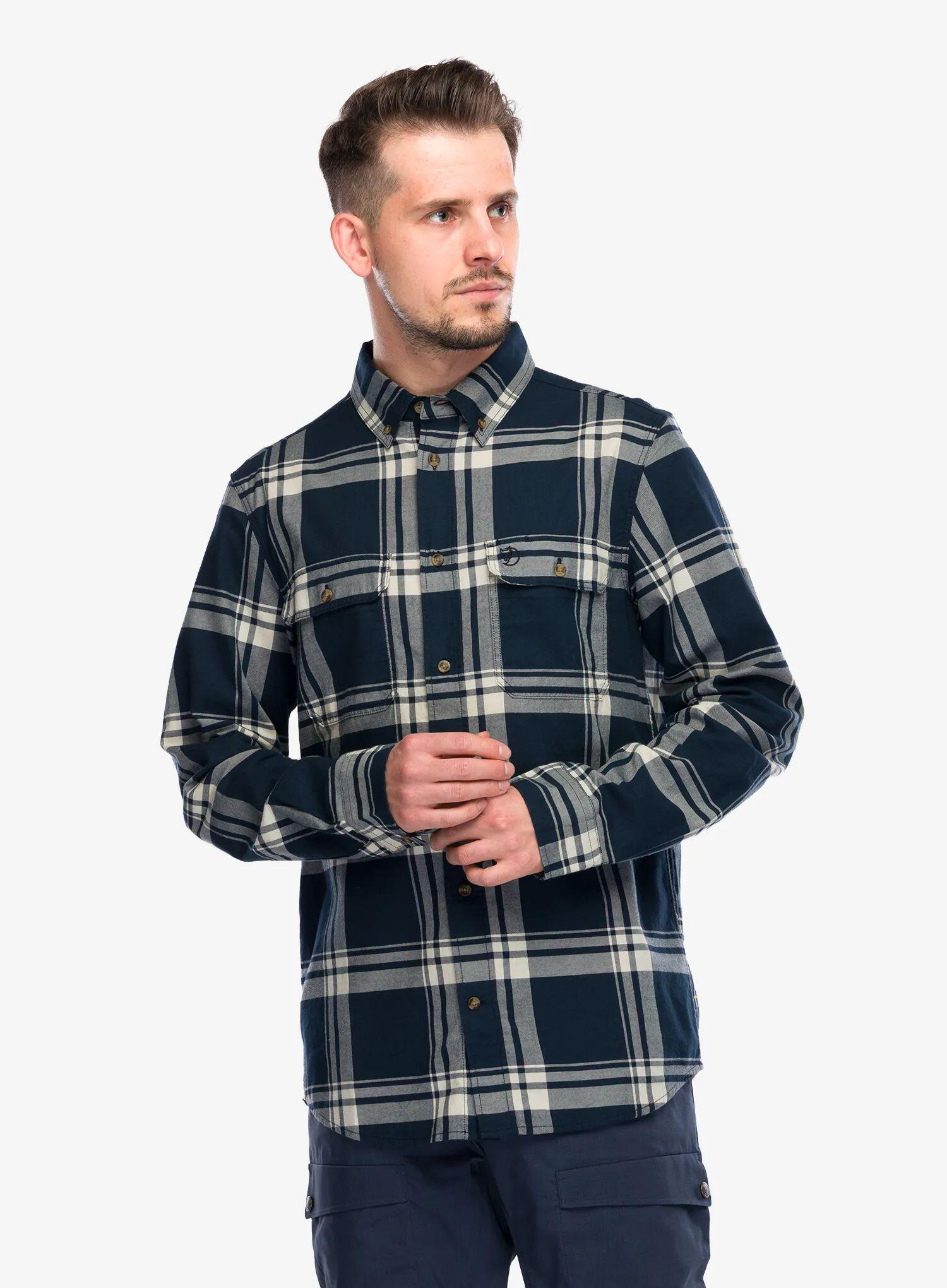 Fjall Raven Övik Lite Flannel Shirt M Volwassenen 7/7